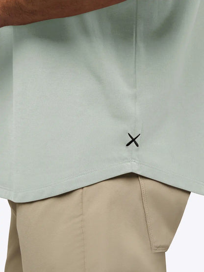AO Curve-Hem Tee | White Signature-fit PYCA Pro®