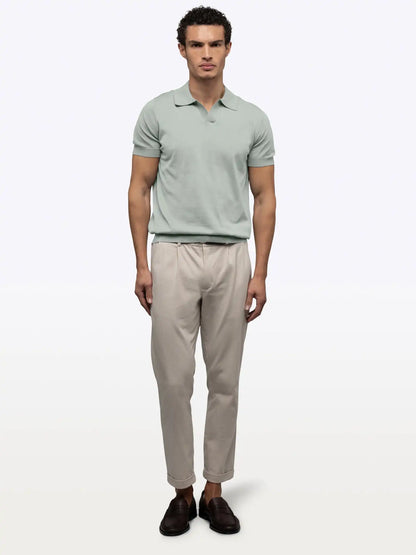 Riviera Knit Polo | Black Signature-Fit