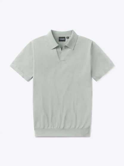 Riviera Knit Polo | Black Signature-Fit