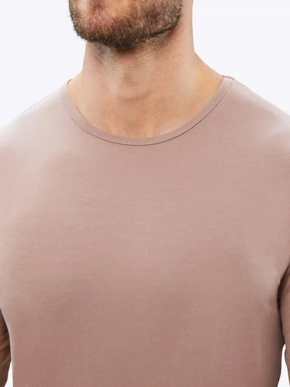 AO Long Sleeve Curve-Hem Tee | Black Signature-fit PYCA Pro®