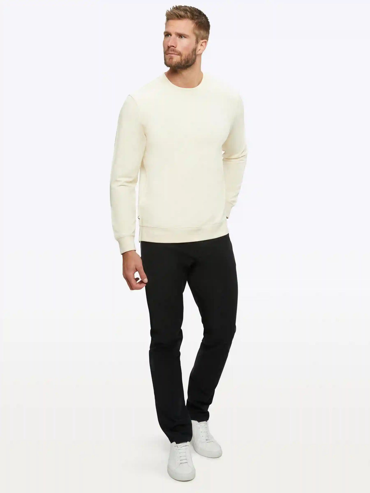 Hyperloop Pullover Split-Hem | Heather Grey Signature-fit