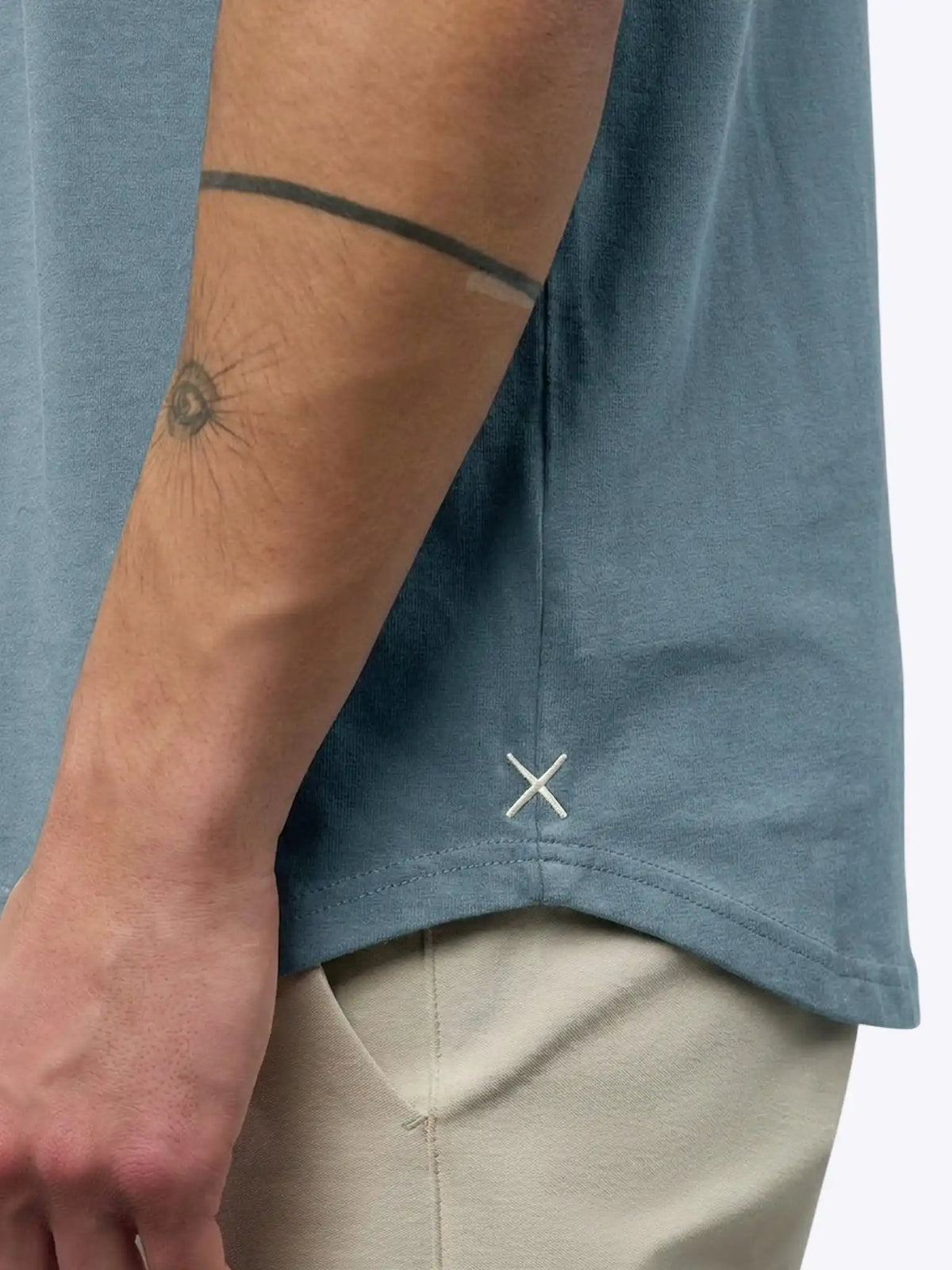 Featherlight Pima Tee | Ocean Storm Signature-fit