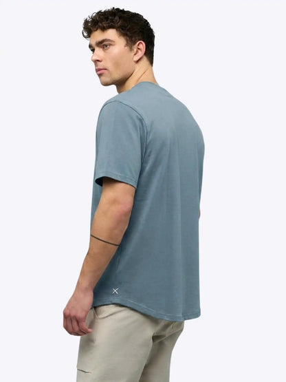 Featherlight Pima Tee | Ocean Storm Signature-fit