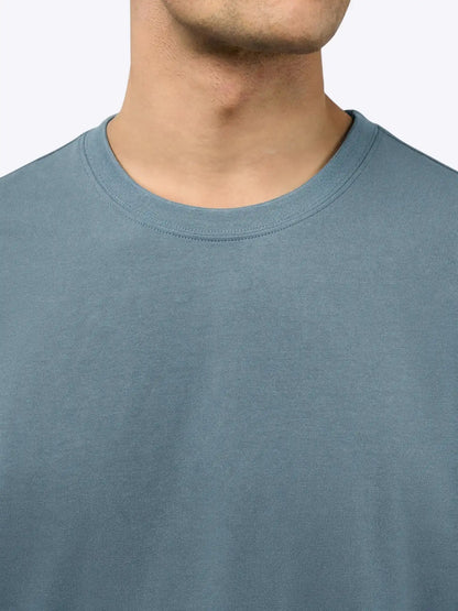 Featherlight Pima Tee | Ocean Storm Signature-fit
