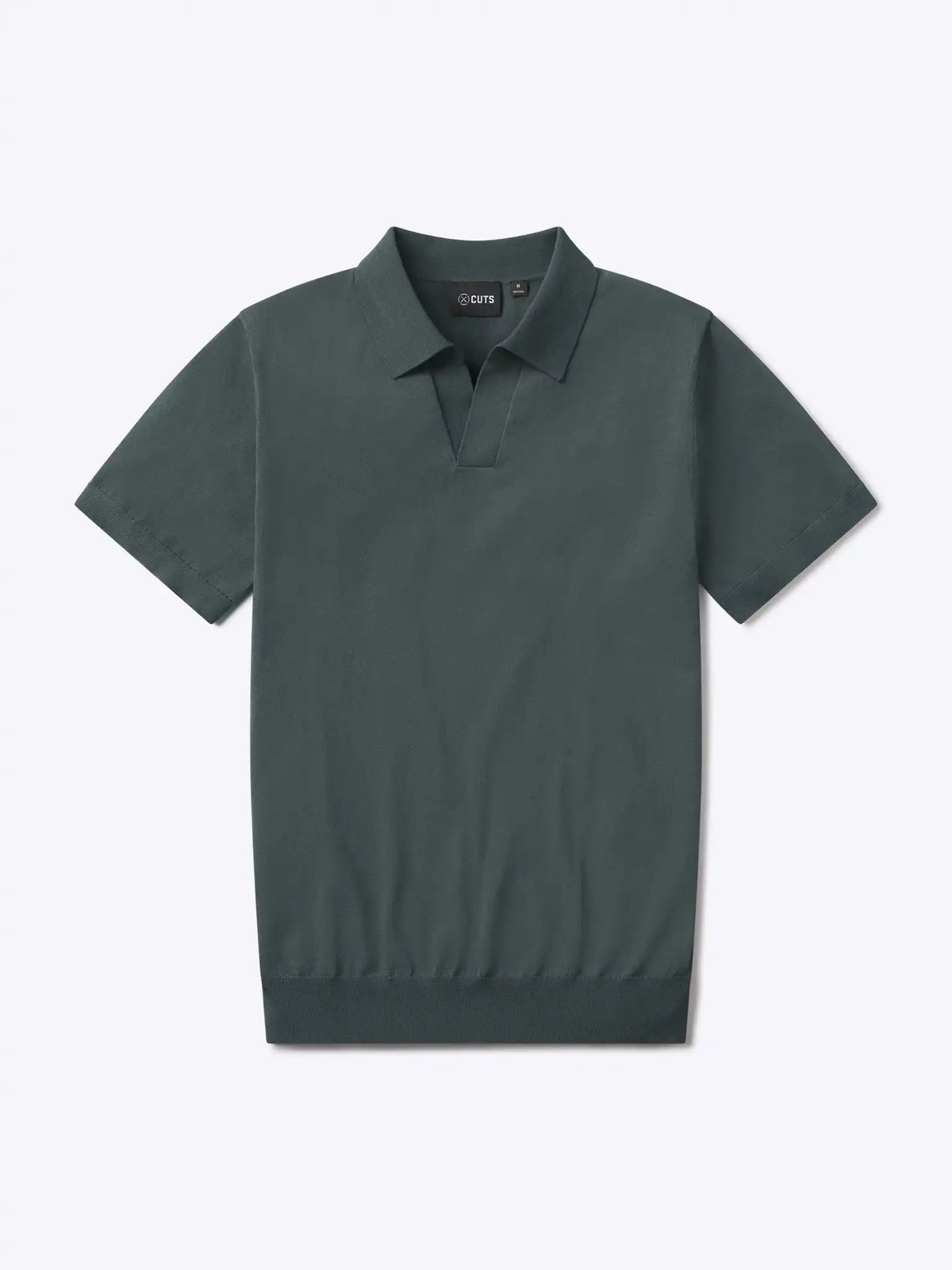 Riviera Knit Polo | Black Signature-Fit