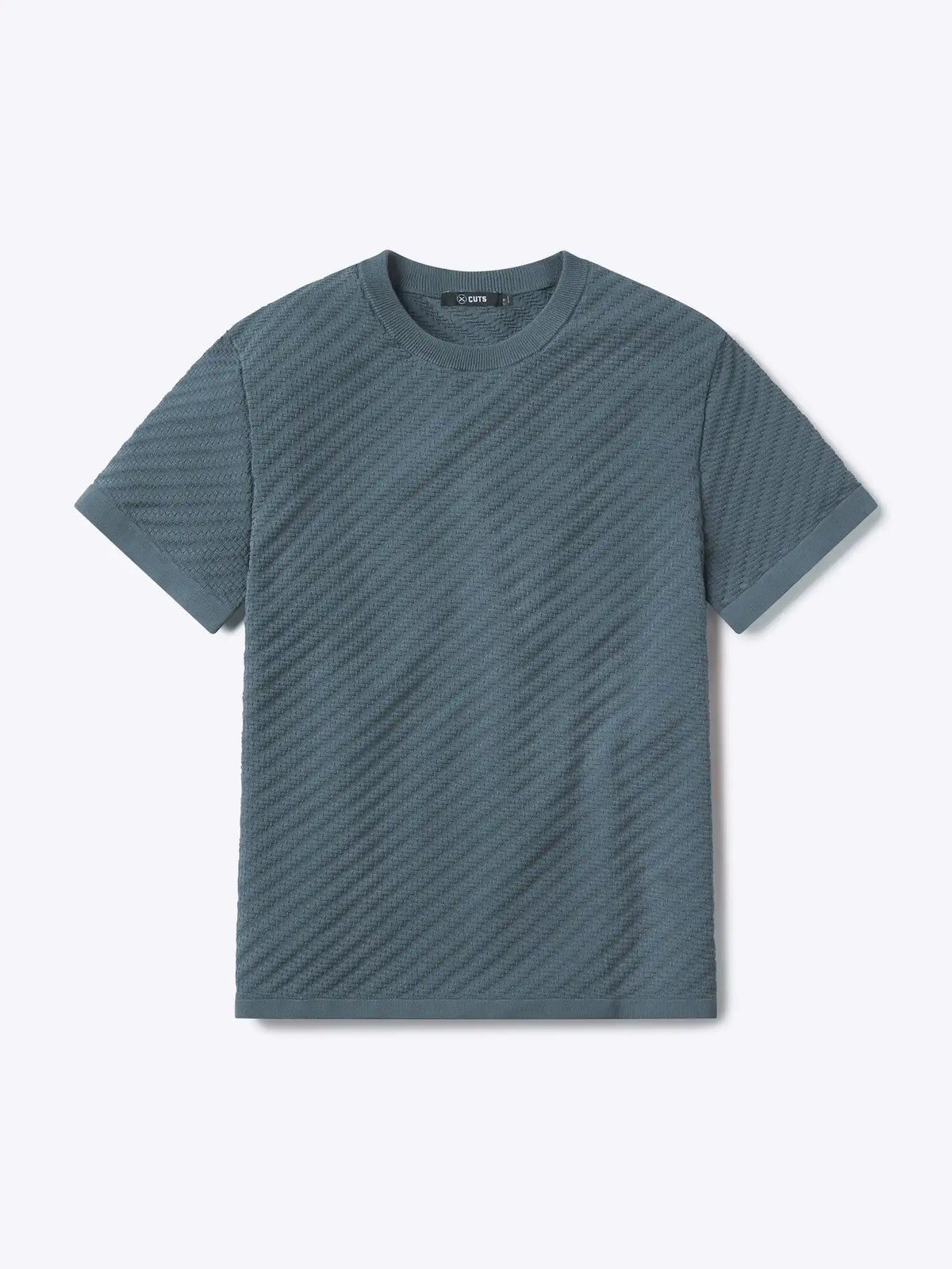 Riviera Knit Textured Tee | Sand Dune Signature-Fit