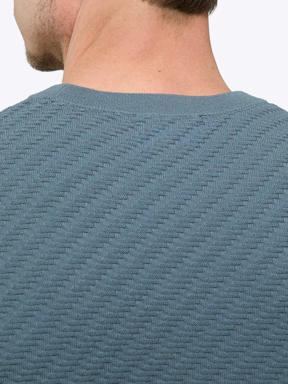 Riviera Knit Textured Tee | Sand Dune Signature-Fit