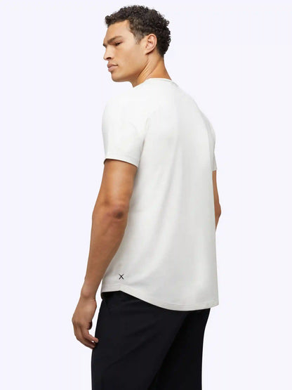 AO Curve-Hem Tee | White Signature-fit PYCA Pro®