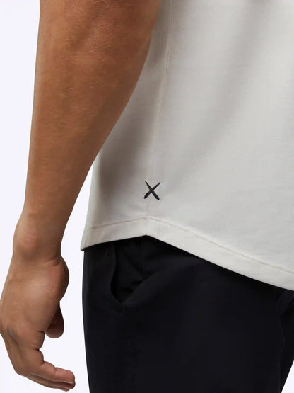 AO Curve-Hem Tee | White Signature-fit PYCA Pro®