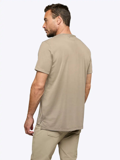 AO Split-Hem Tee | Black Signature-fit PYCA Pro®