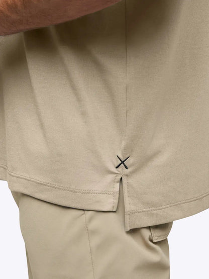 AO Split-Hem Tee | Black Signature-fit PYCA Pro®