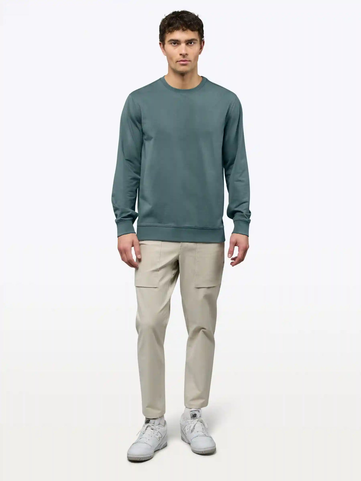 Hyperloop Pullover Split-Hem | Heather Grey Signature-fit