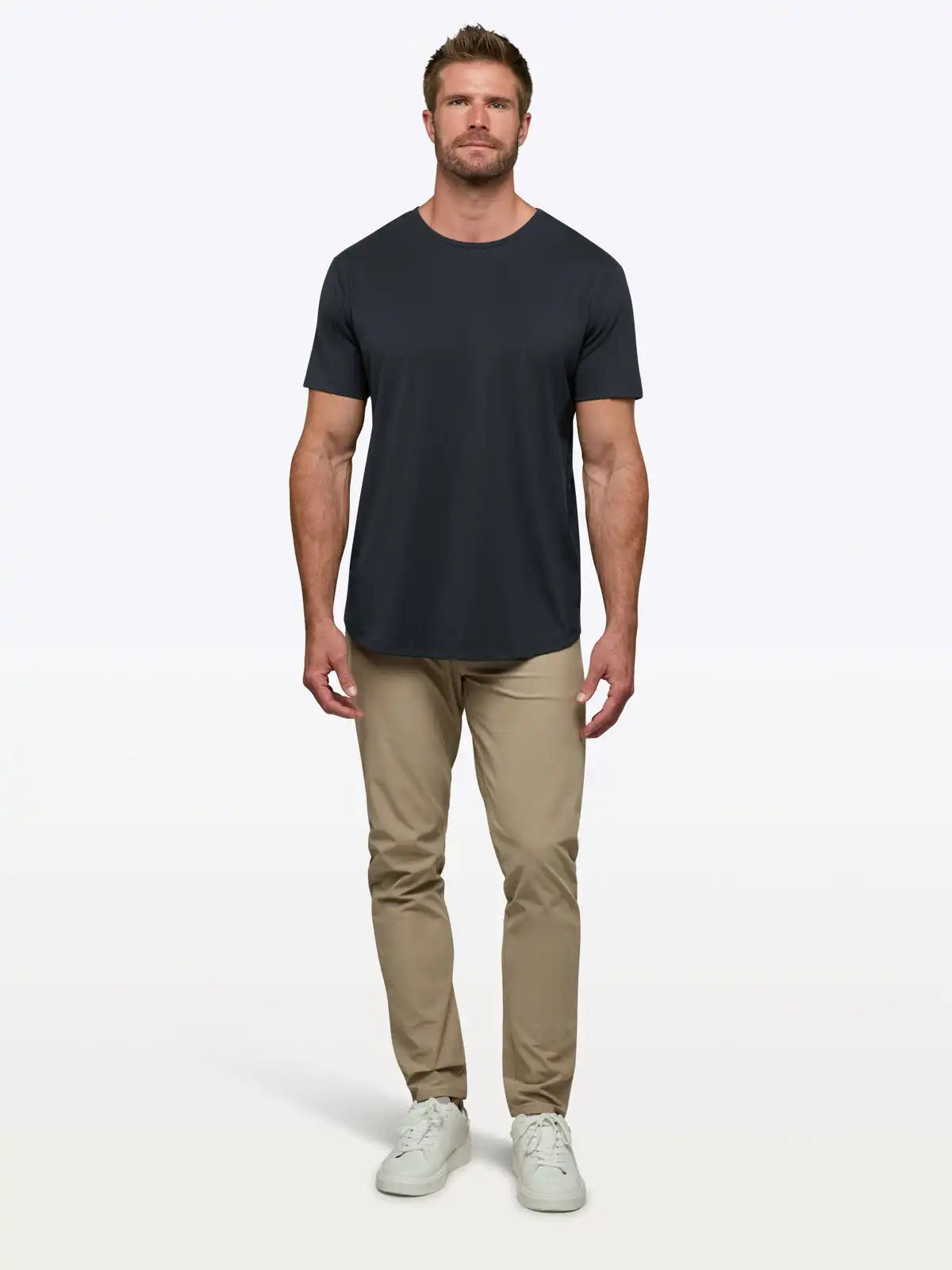 AO Curve-Hem Tee | White Signature-fit PYCA Pro®