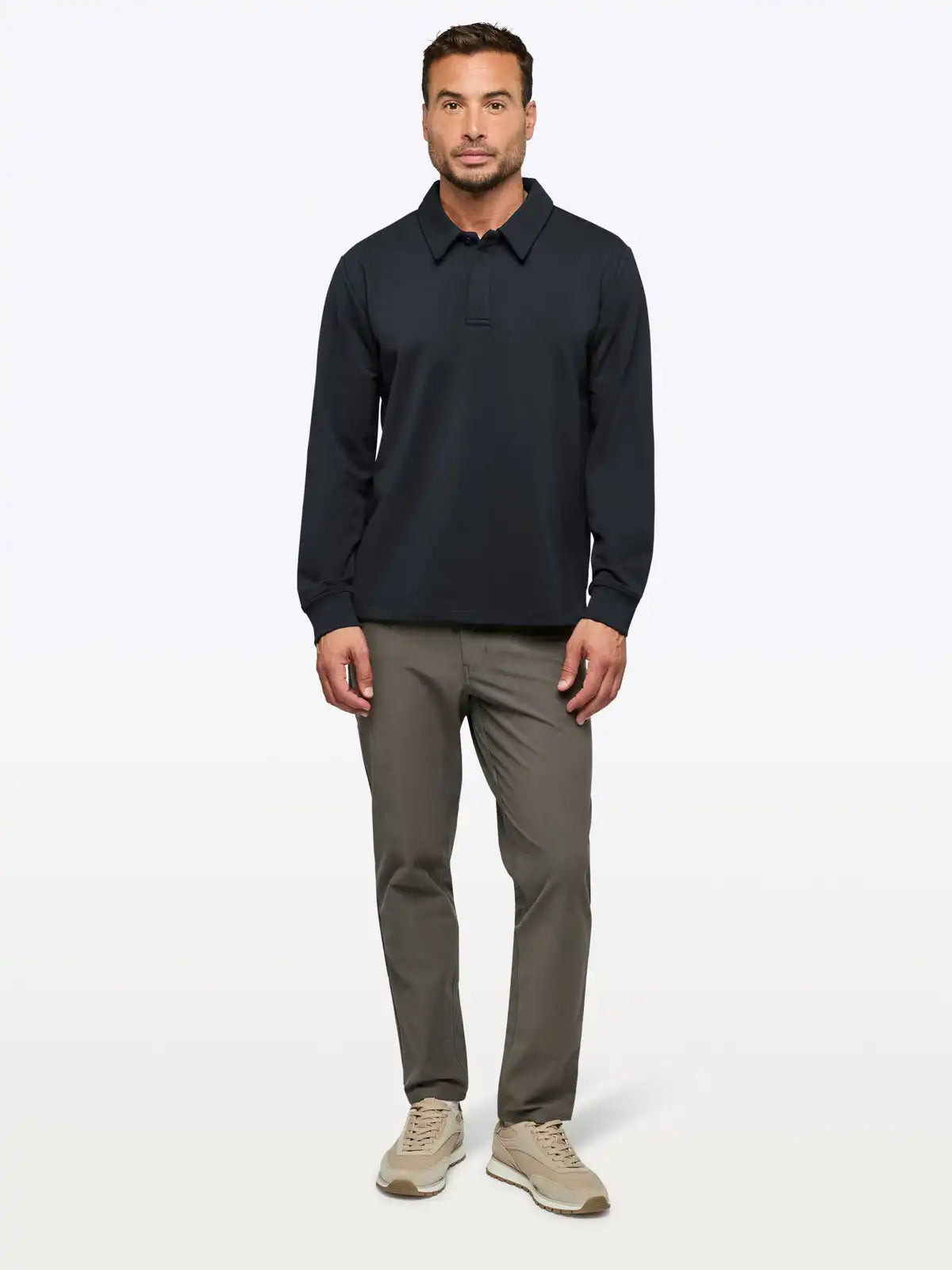 Hyperloop Rugby Polo | Ivory Signature-Fit