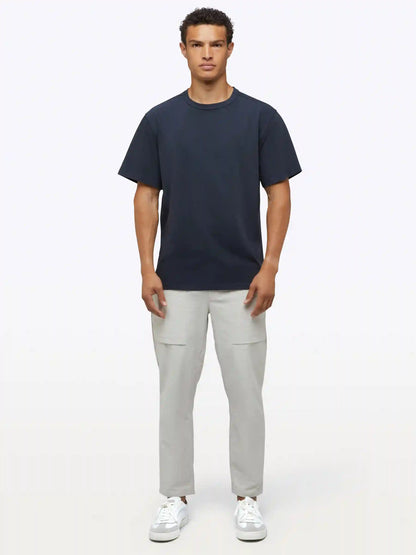 Overtime Oversized Tee | White Relaxed-Fit