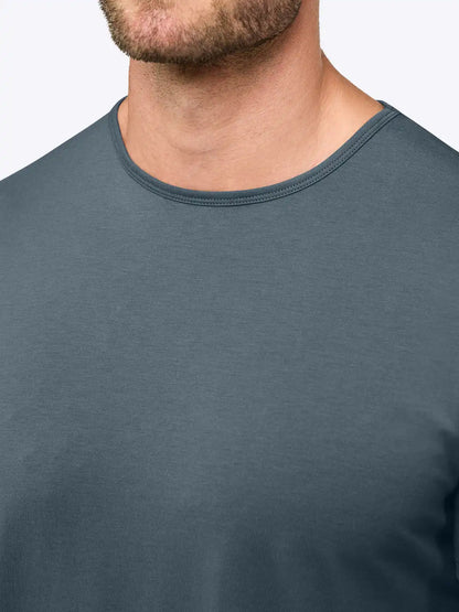 AO Curve-Hem Tee | White Signature-fit PYCA Pro®