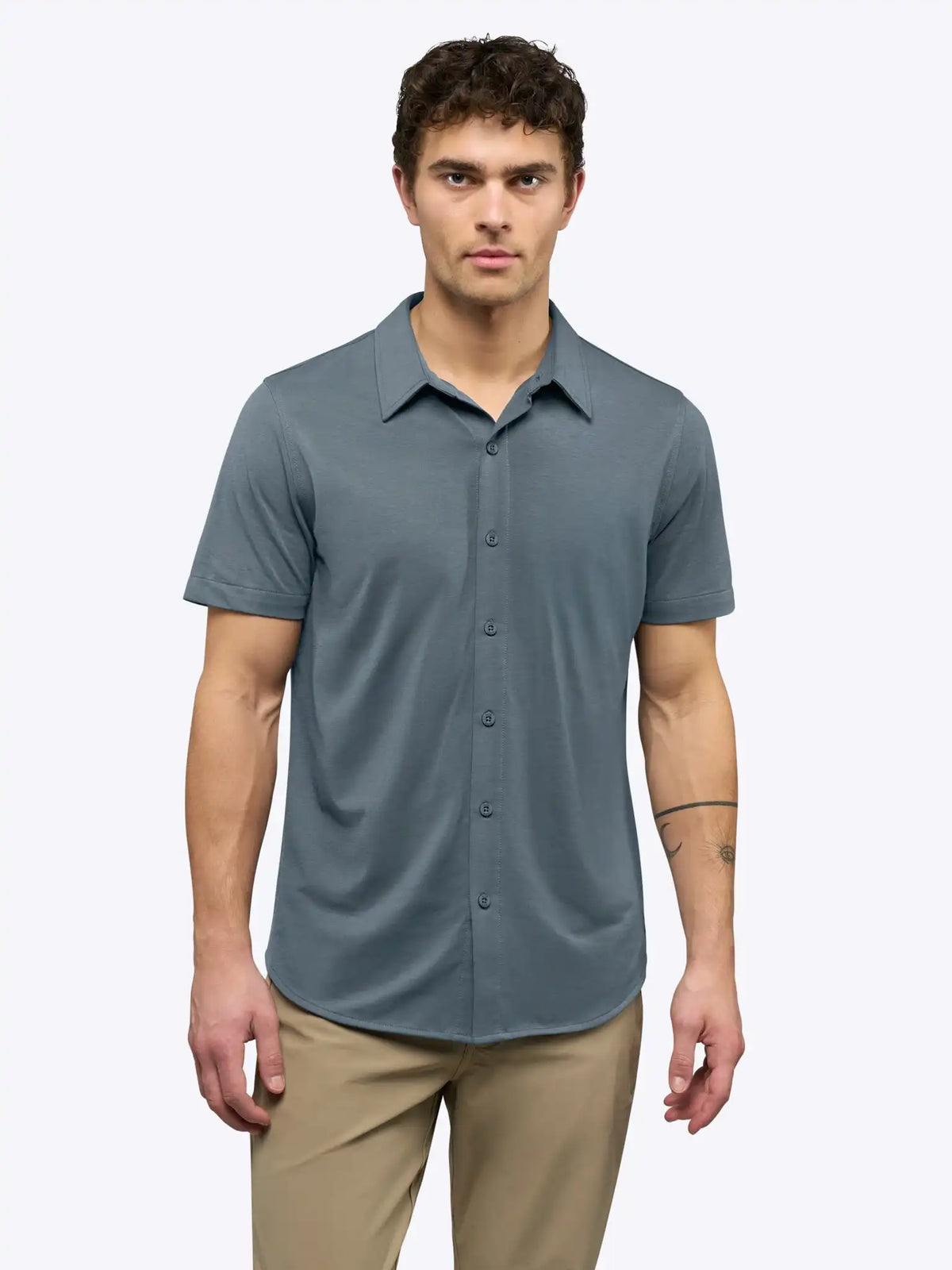 AO Button Up | Black Signature-Fit PYCA Pro®