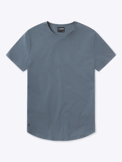 AO Curve-Hem Tee | White Signature-fit PYCA Pro®
