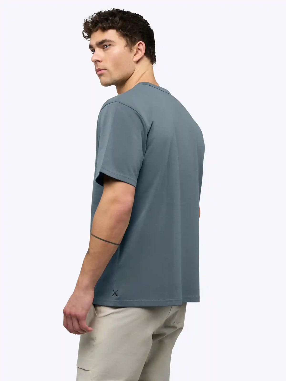 Overtime Oversized Tee | White Relaxed-Fit