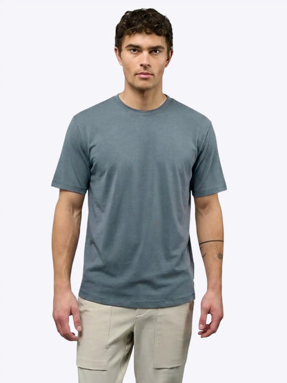 Featherlight Pima Tee | Ocean Storm Signature-fit