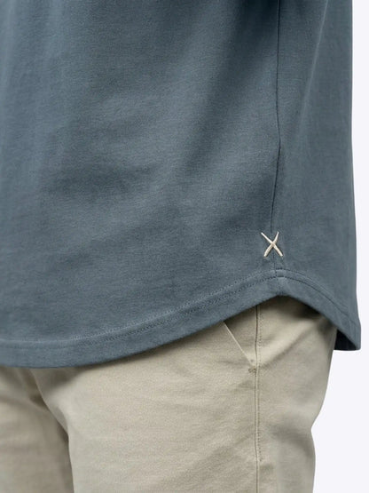 Featherlight Pima Tee | Ocean Storm Signature-fit