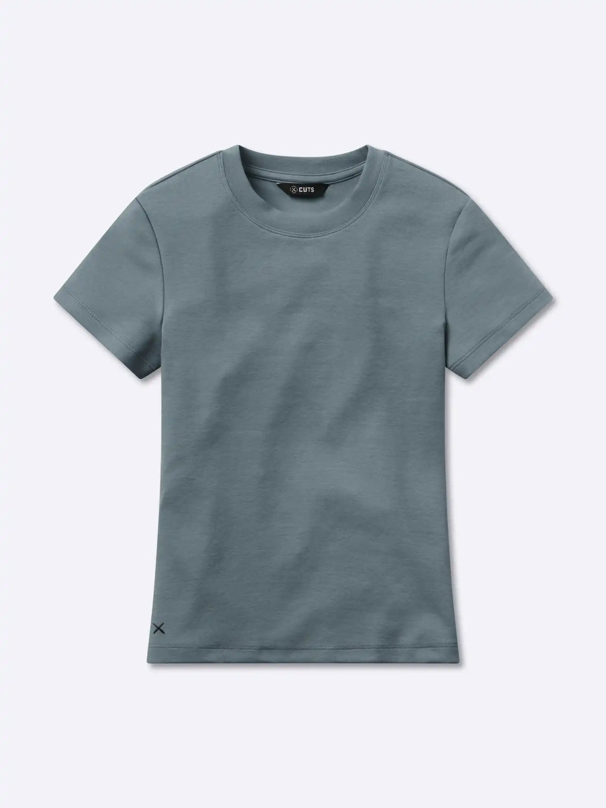 Tomboy Tee | White Slim-Fit Tomboy-Cotton™