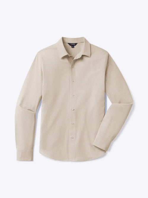 SoHo Long Sleeve Button Up | Sand Dune Signature-fit