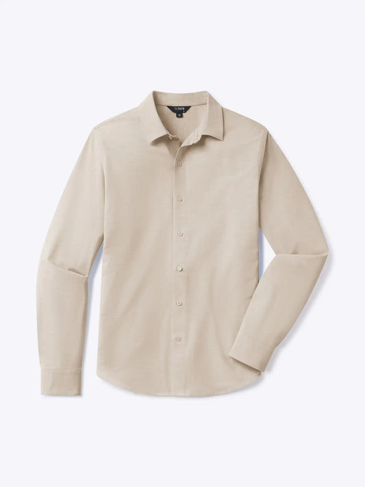 SoHo Long Sleeve Button Up | Sand Dune Signature-fit