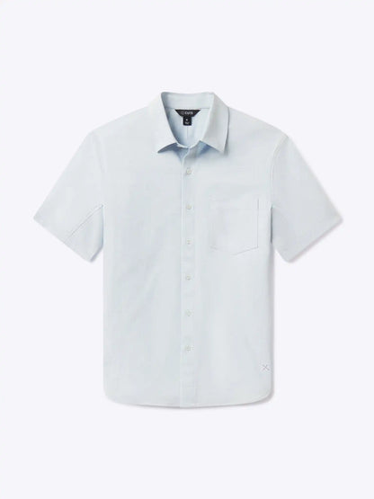 SoHo Short Sleeve Button Up | Oxford Blue Signature-fit