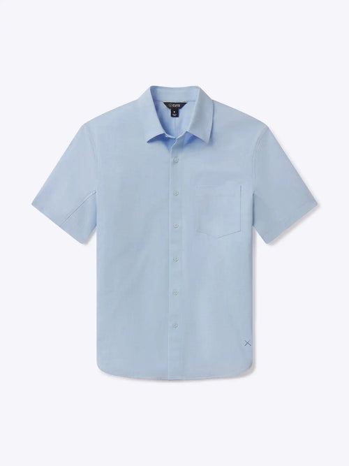SoHo Short Sleeve Button Up | Oxford Blue Signature-fit