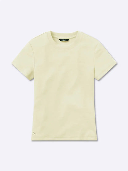 Tomboy Tee | White Slim-Fit Tomboy-Cotton™