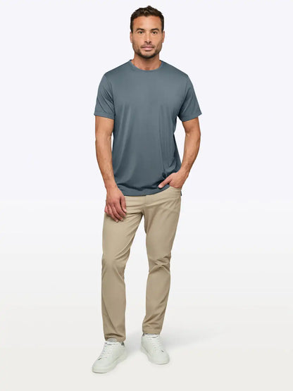 AO Split-Hem Tee | Black Signature-fit PYCA Pro®