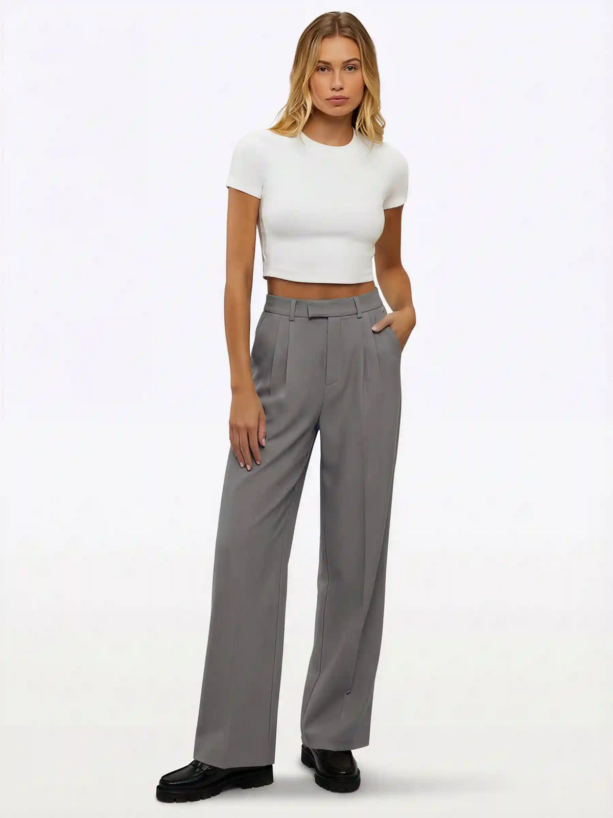 Essential Pant | Black Relaxed-fit