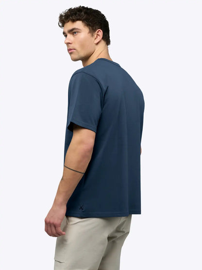 Overtime Oversized Tee | White Relaxed-Fit
