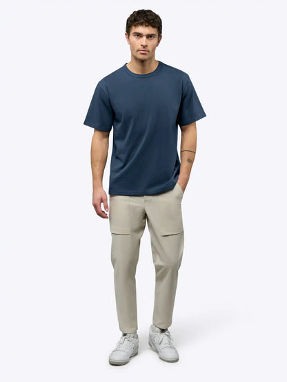 Overtime Oversized Tee | White Relaxed-Fit