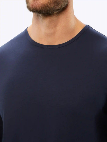 AO Long Sleeve Curve-Hem Tee | Black Signature-fit PYCA Pro®