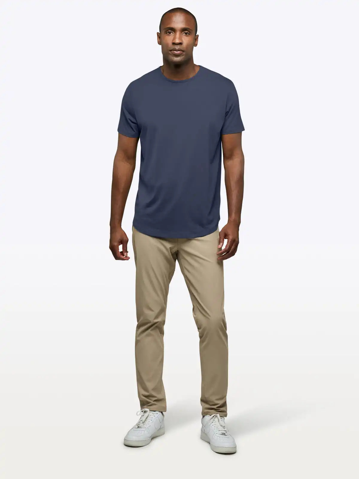 AO Curve-Hem Tee | White Signature-fit PYCA Pro®