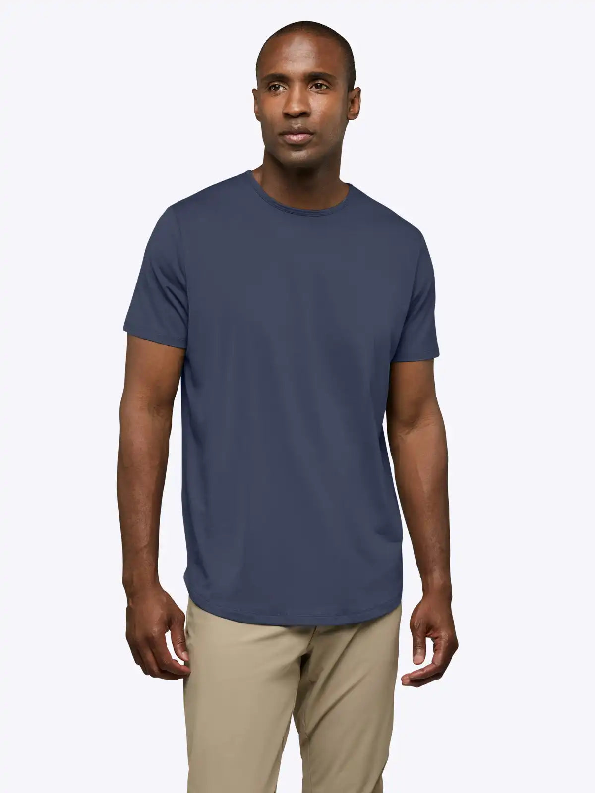 AO Curve-Hem Tee | White Signature-fit PYCA Pro®