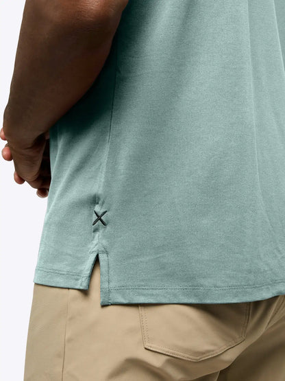 AO Split-Hem Tee | Black Signature-fit PYCA Pro®