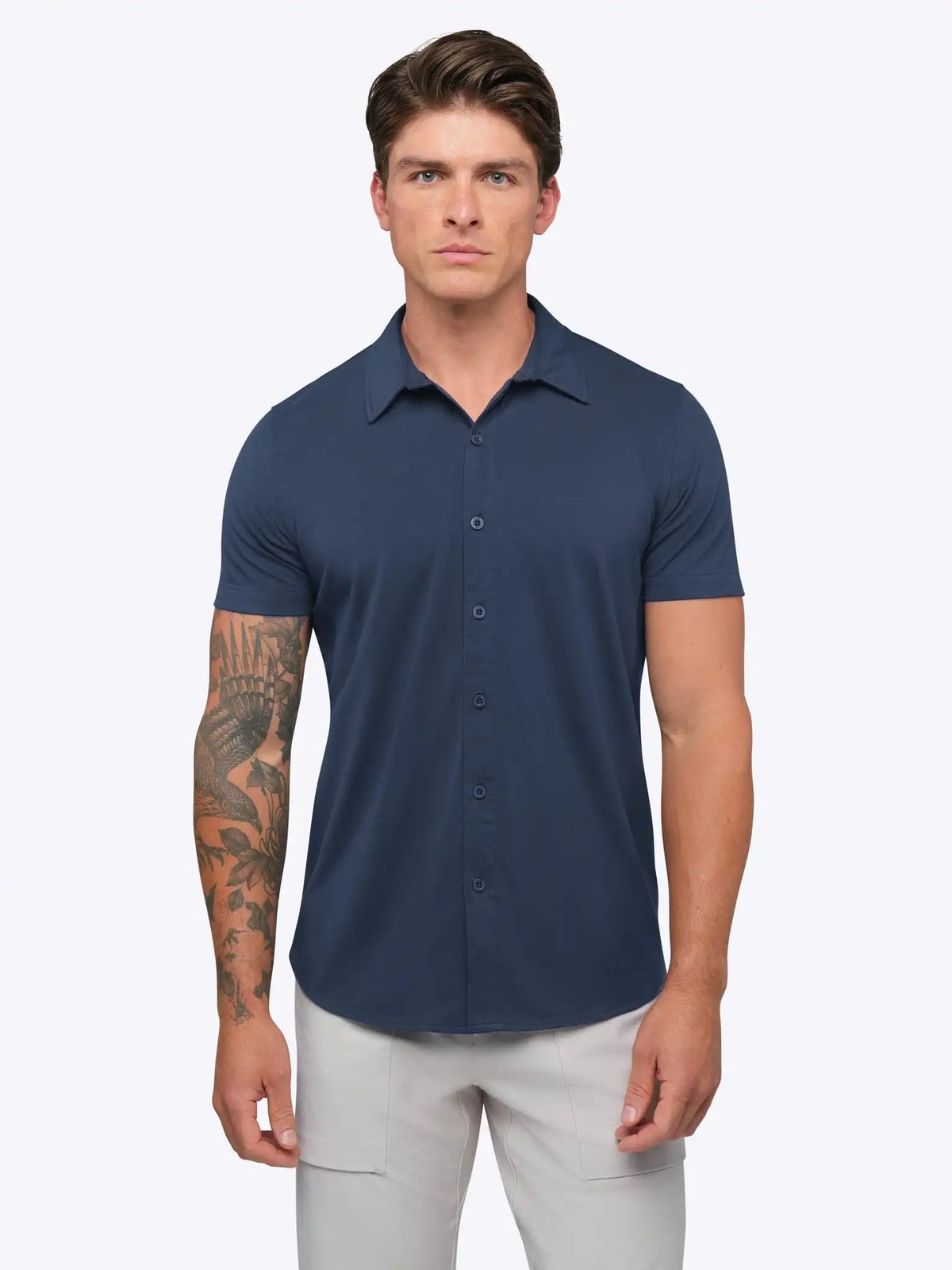 AO Button Up | Black Signature-Fit PYCA Pro®