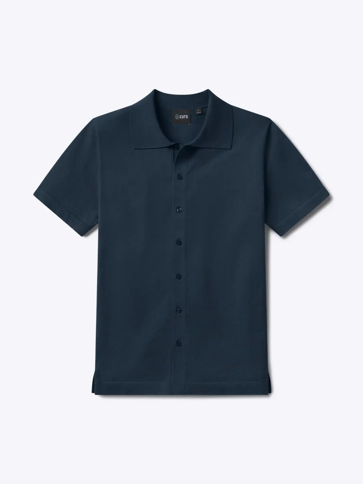 Riviera Knit Button Up | Burnt Oak Signature-Fit