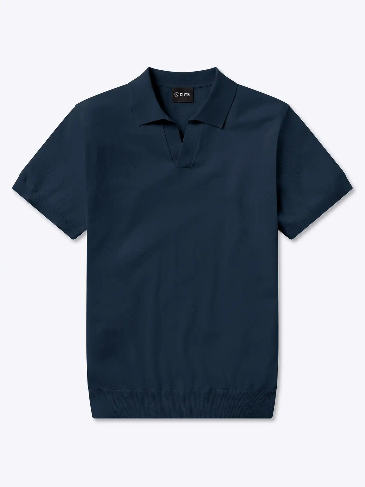 Riviera Knit Polo | Black Signature-Fit