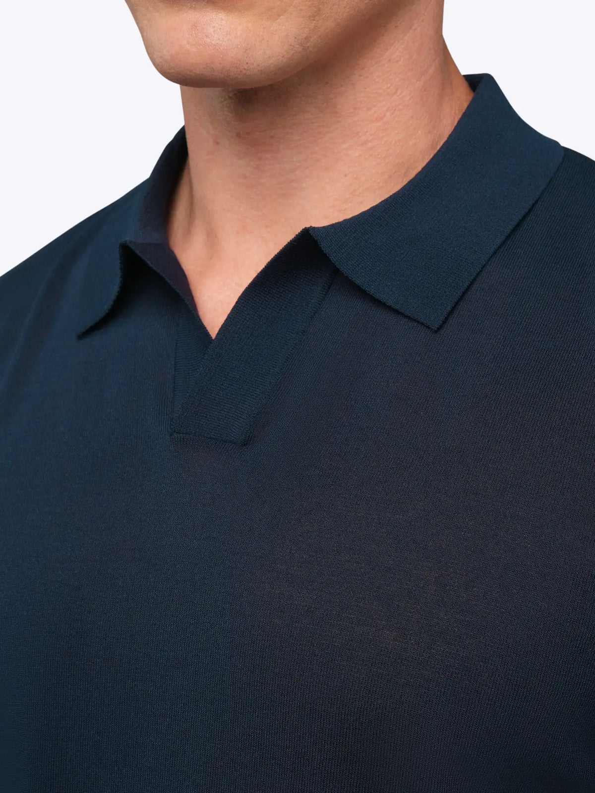 Riviera Knit Long Sleeve Polo | Merlot Signature-Fit