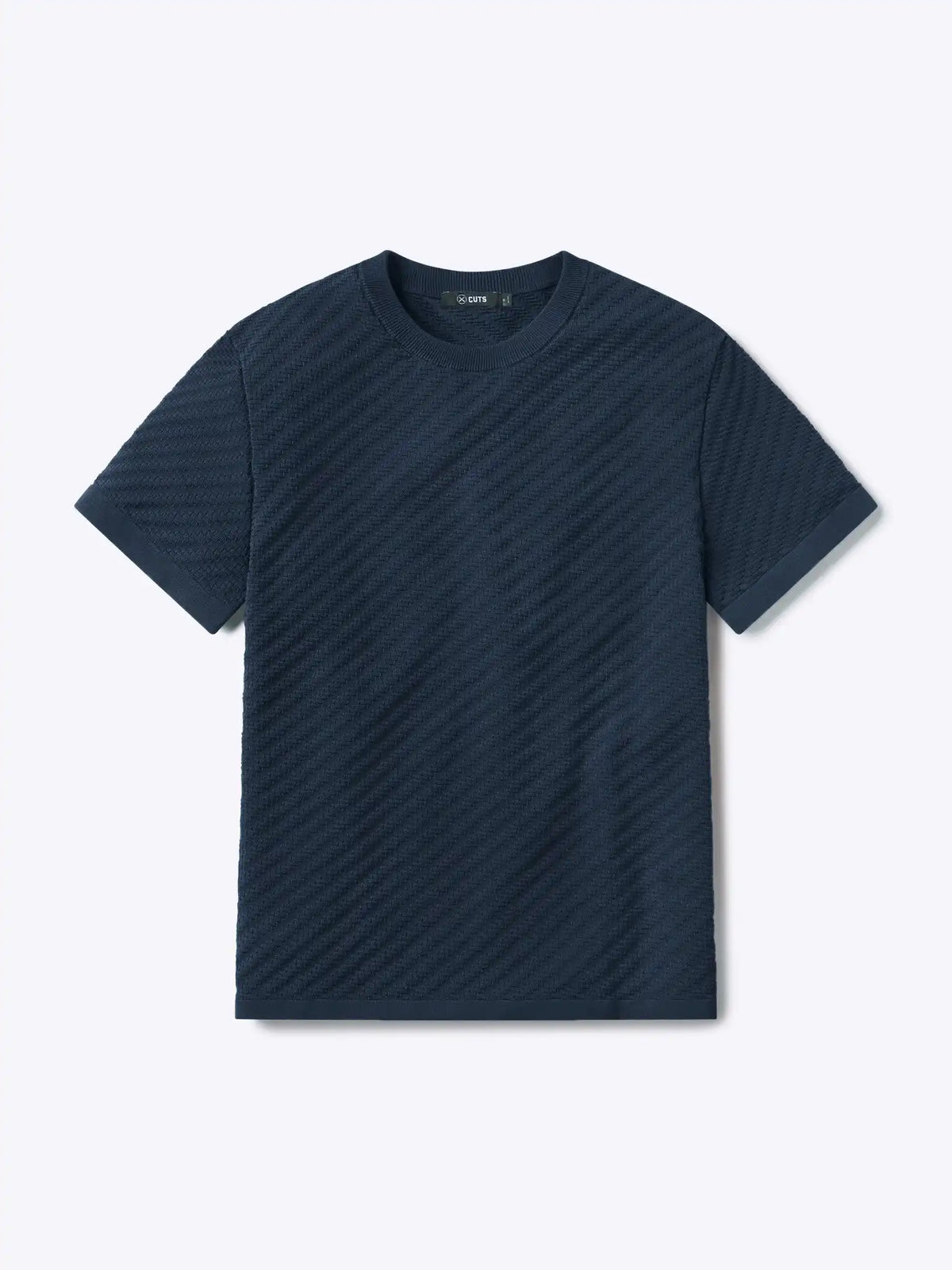 Riviera Knit Textured Tee | Sand Dune Signature-Fit