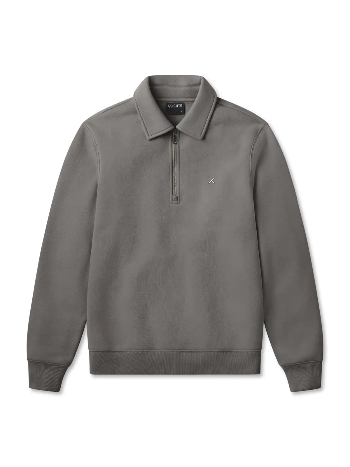 Divine Fleece Oversized Q-Zip | Obsidian