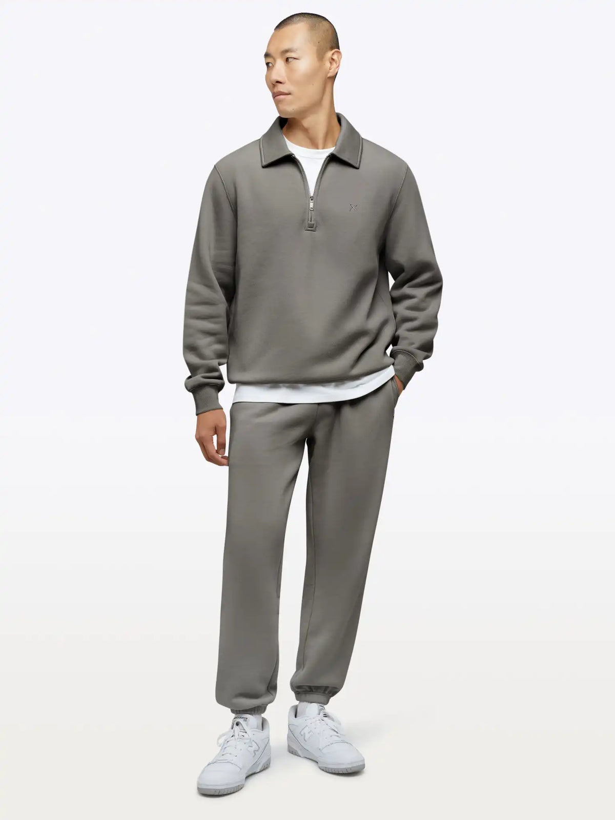 Divine Fleece Q-Zip | Obsidian Classic-fit