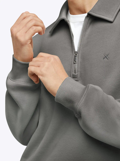 Divine Fleece Q-Zip | Obsidian Classic-fit