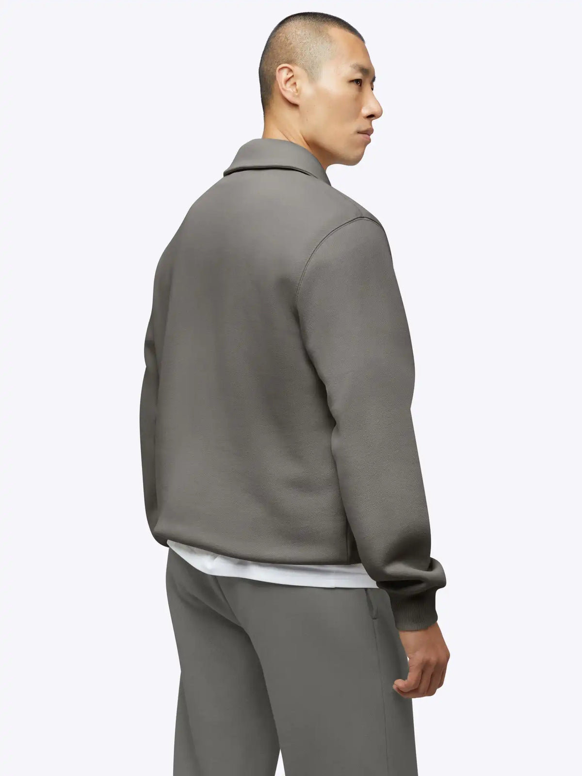 Divine Fleece Q-Zip | Obsidian Classic-fit