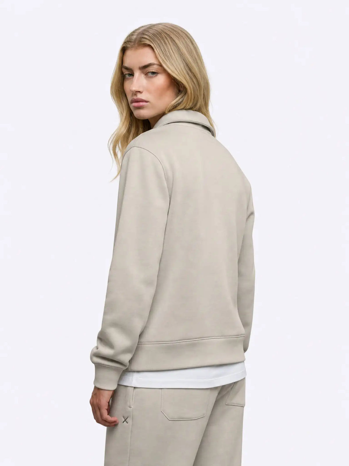 Divine Fleece Oversized Q-Zip | Obsidian