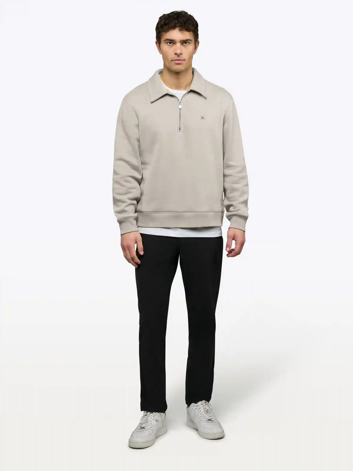 Divine Fleece Q-Zip | Obsidian Classic-fit